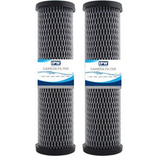 Load image into Gallery viewer, Compatible with Omnifilter T01 - DS Omni TO1 - DS Whole House Replacement Under Sink Water Filter Carbon Wrapped Cartridge (2 - Pack) Taste &amp; Odor TO1 DS T01 DS Series C (2 Pack) Water Filter - Isopure Water - (2) x C1
