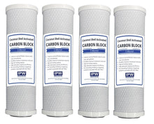 Load image into Gallery viewer, IPW Industries Inc - 4 - Pack 10 - Inch 5 - Micron for Multi - Cartridge Whole House Water Filter with Solid Block Activated Carbon - Isopure Water - (4) x CBCO - 10 - 5
