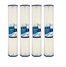 Load image into Gallery viewer, IPW Industries Inc - Whole House 20&quot; x 4.5&quot; Big Blue Pleated Polyester Sediment Filter Replacement Cartridge 30 Micron - Isopure Water - 4x IPW - 2045 - Pleated - 30mic
