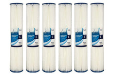 Load image into Gallery viewer, IPW Industries Inc - Whole House 20&quot; x 4.5&quot; Big Blue Pleated Polyester Sediment Filter Replacement Cartridge 30 Micron - Isopure Water - 6x IPW - 2045 - Pleated - 30mic
