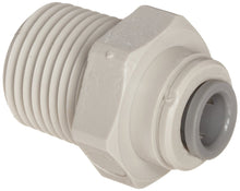 Load image into Gallery viewer, John Guest - Acetal Male Connector Quick Connect Fitting - Grey - Isopure Water - PI010821S
