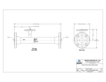 Load image into Gallery viewer, Mazzei - ISO 1583 Series - 40mm Male BSPT Inlet/Outlet Connections (0.50&quot; Barbed/Male NPT Threaded Suction Port Cap) - Isopure Water - ISO 1583 - A PVDF
