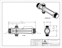 Load image into Gallery viewer, Mazzei - ISO 3090 Series - 80mm Male BSPT Inlet/Outlet Connections (Dual 40mm Male BSPT Threaded Suction Ports) - Isopure Water - ISO 3090 PVDF
