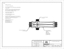 Load image into Gallery viewer, Mazzei - ISO 3090 Series - 80mm Male BSPT Inlet/Outlet Connections (Dual 40mm Male BSPT Threaded Suction Ports) - Isopure Water - ISO 3090 PVDF
