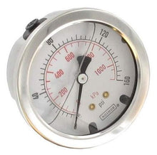 Load image into Gallery viewer, Noshok - 911 Series - Stainless Steel Liquid Filled Pressure Gauges 1/4&quot; NPT Center Stem - Isopure Water - 25 - 911 - 030
