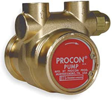 Load image into Gallery viewer, Procon - Rotary Vane Series 2 - Brass Pumps - Clamp On - 3/8&quot; NPT - Isopure Water - 102A080F11BA225
