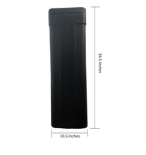 Load image into Gallery viewer, Structural (34769) 11&quot; X 34” Squared Brine Tank Black - Isopure Water - 34769
