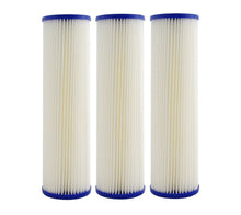 Load image into Gallery viewer, Whole House 20&quot; x 4.5&quot; Full Flow Pleated Sediment Filter Replacement Cartridge 1 Micron - Isopure Water - 3xIPW - 2045 - Pleated - 1mic
