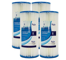 Load image into Gallery viewer, Whole House Full Flow 10&quot; x 4.5&quot; Pleated Water Filter Replacement Cartridge - Isopure Water - 4x IPW - 1045 - Pleated - 1mic - 3
